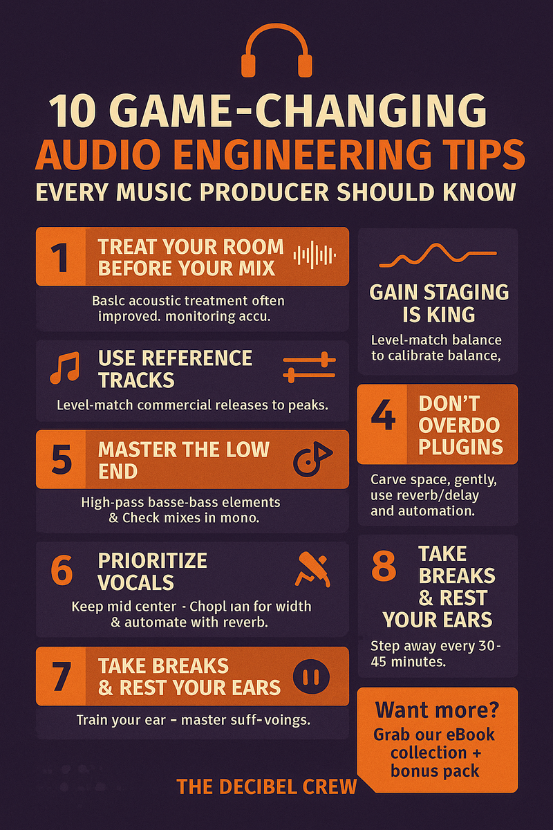 10 Game-Changing Audio Engineering Tips Every Music Producer Should Know